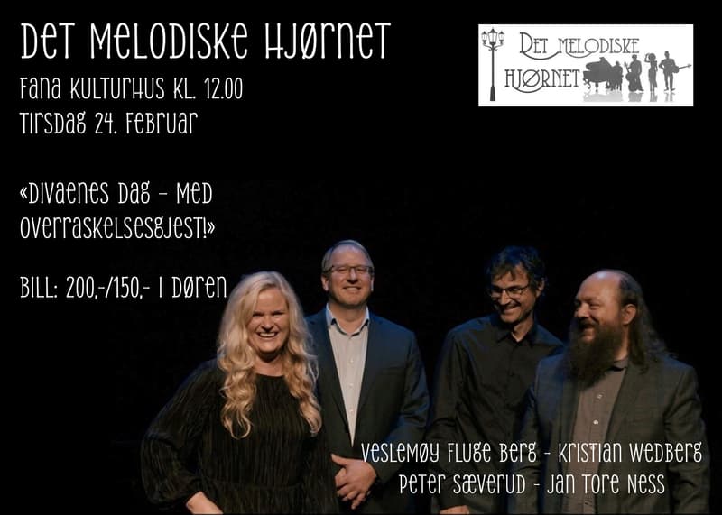 Det melodiske hjørnet - «Divaenes dag – med overraskelsesgjest!»