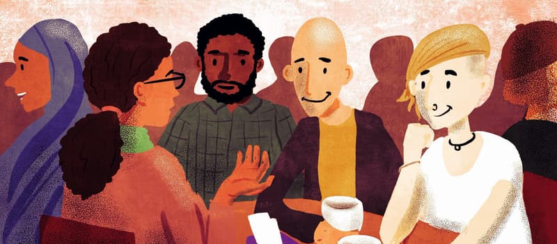 Språkkafé på Barnas BibLab