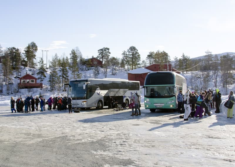 Skibuss til Furedalen i vinterferien 2026