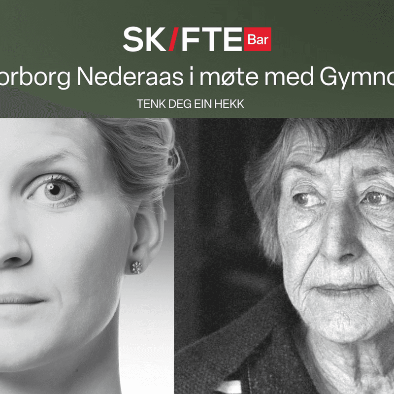 Torborg Nedreaas i møte med Gymnos